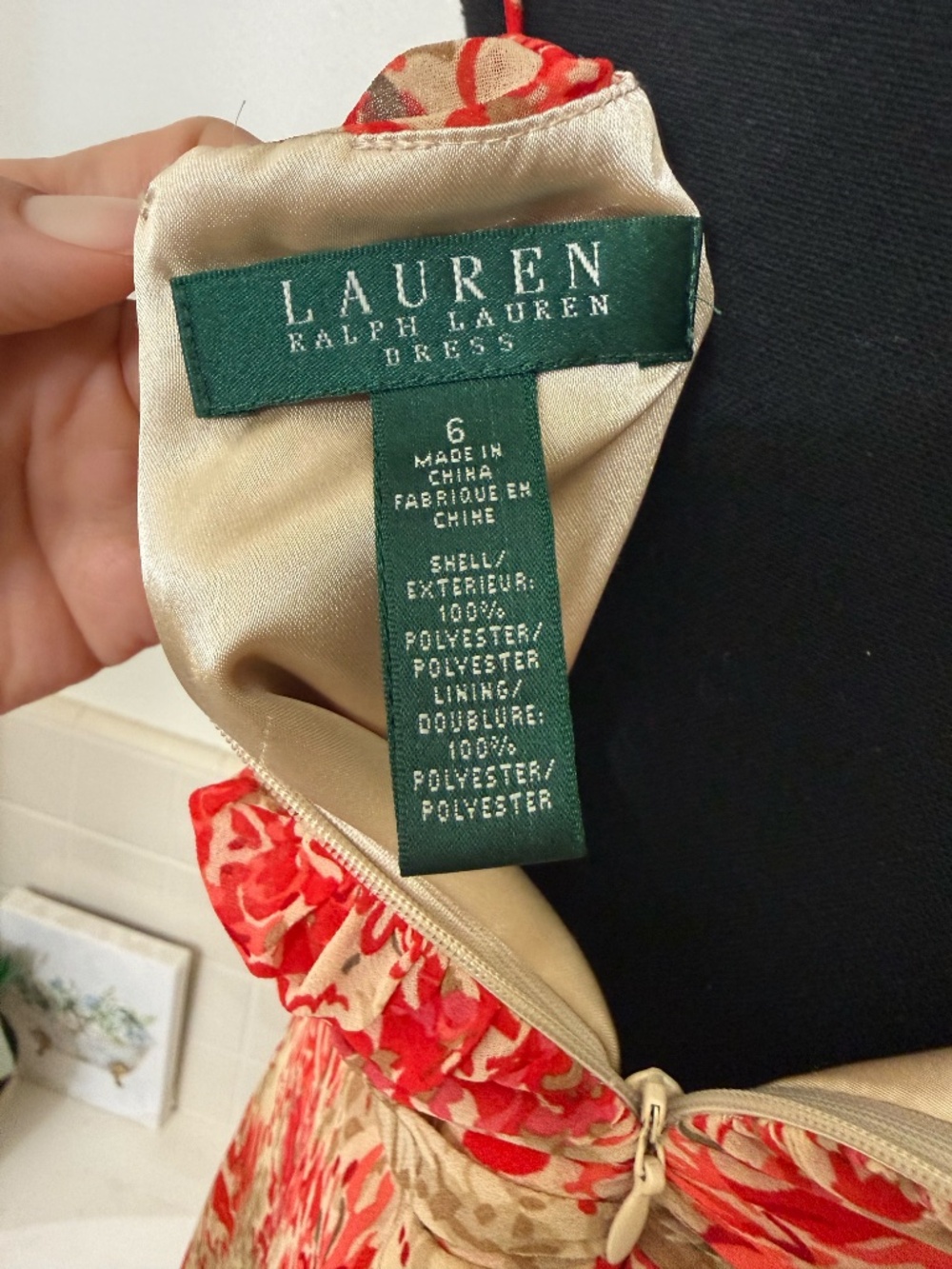 Red Ralph Lauren Dress - Picture 4 of 4